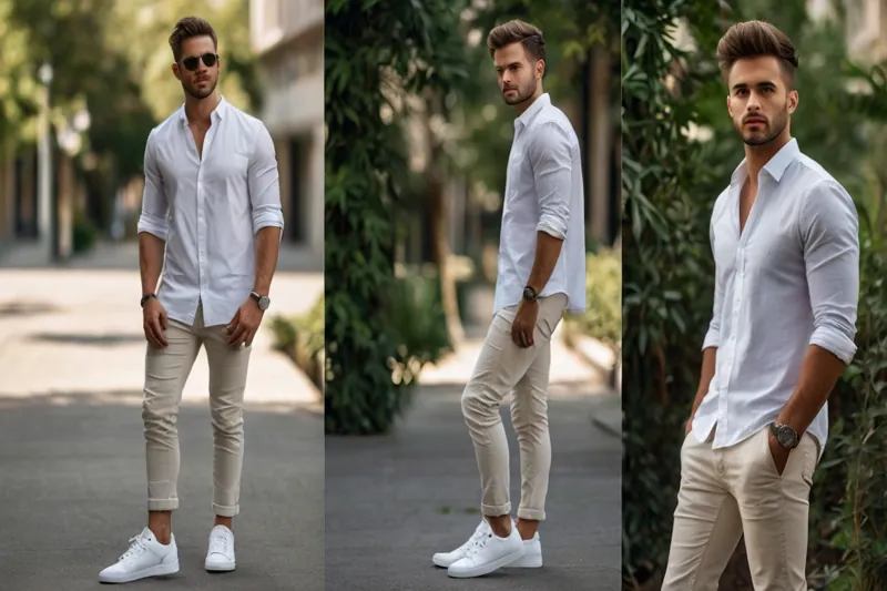 Tênis que combina com tudo, até com camisa social